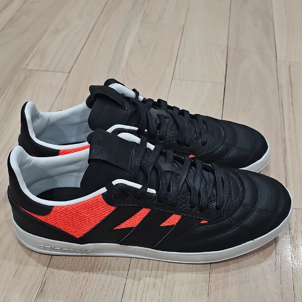 Adidas Black and Red Sneakers